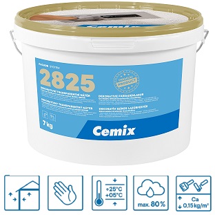 cemix 2825 dekorativní nátěr 7 kg